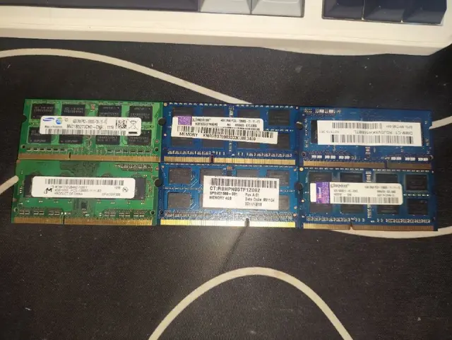 6 планок ddr3 и ddr3L (все по 4гб для ноутбука) — Батуми — 25 ₾