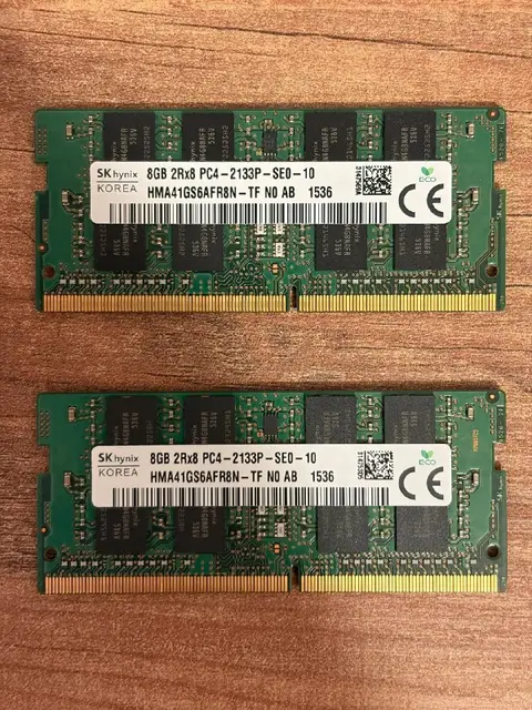 Hynix DDR4 8gb 2133×2 (16gb) Laptop memory — Тбилиси — 160 ₾