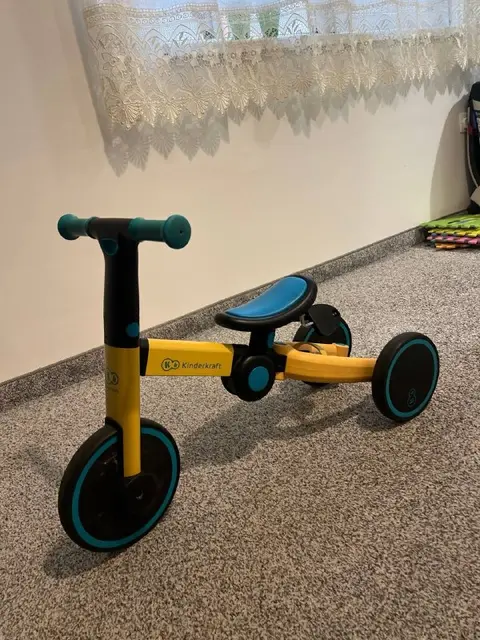 Kinderkraft Tricikl 3u1 4trike Sunflower Blue — Белград — 1 500 дин