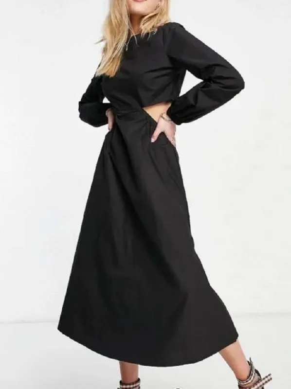 New Cocktail/casual midi dress with cut out sides