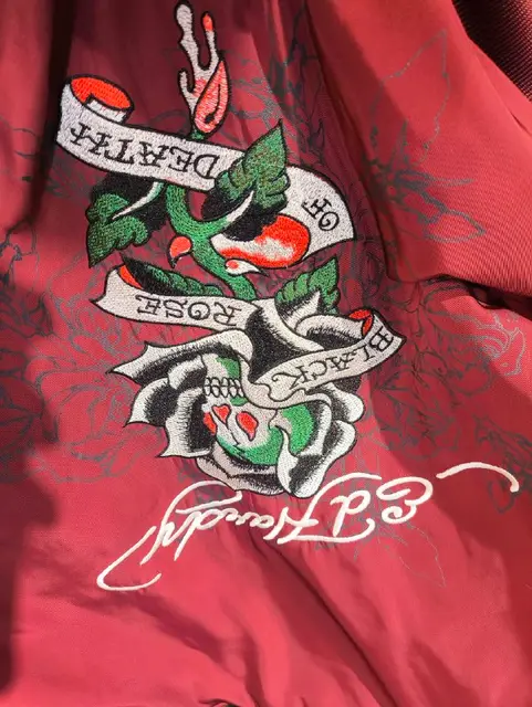 Ed Hardy black rose of death M41 bomber jacket — Астана — 60 000 ₸