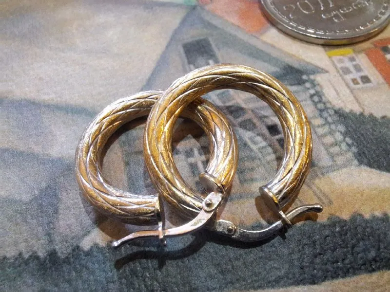 Серьги золотые