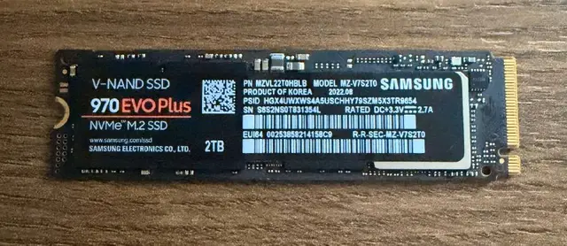 NVMe SSD Samsung 970 EVO Plus на 2 ТБ — Тбилиси — 800 ₾