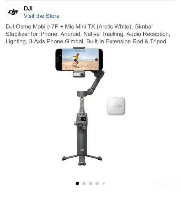 DJI Osmo Mobile 7P с DJI Mic Mini TX — Батуми — 520 ₾