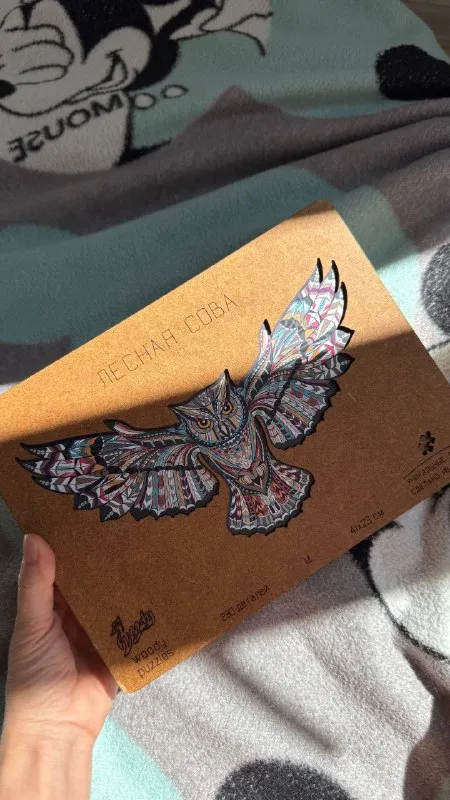 Пазлы деревянные «Лесная сова»