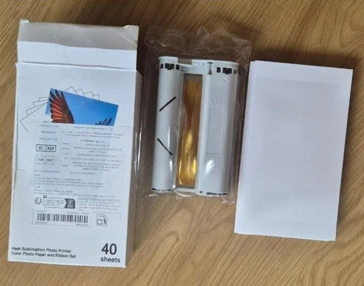 Фотобумага 40шт + картридж для принтера Xiaomi Photo Printer 1S