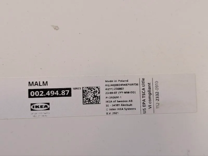 Кровать ikea malm 90×200