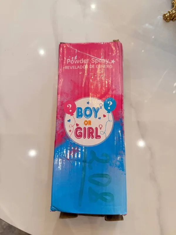 Огнетушитель на gender party