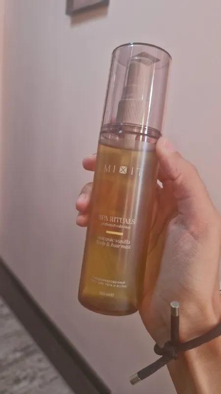 Мист для тела от миксит с ароматом volcanic vanilla