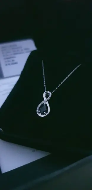 Колье ZEN Diamond с синим сапфиром и бриллиантами — Стамбул — 19 000 ₺