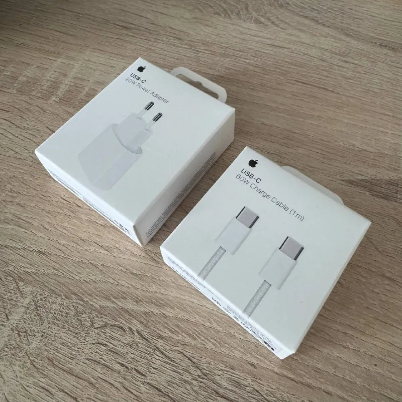 Зарядка на айфон, блок питания iphone, кабель Type c