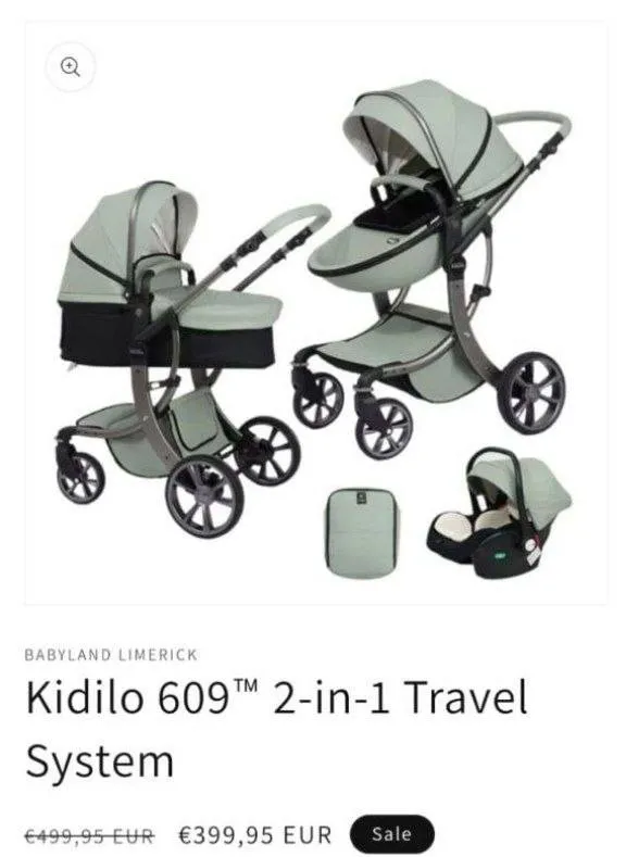 Kidilo 609™ 2-in-1 Travel System