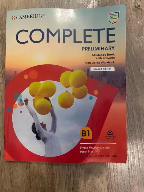 Учебник по английскому языку COMPLETE PRELIMINARY — Тбилиси — 40 ₾