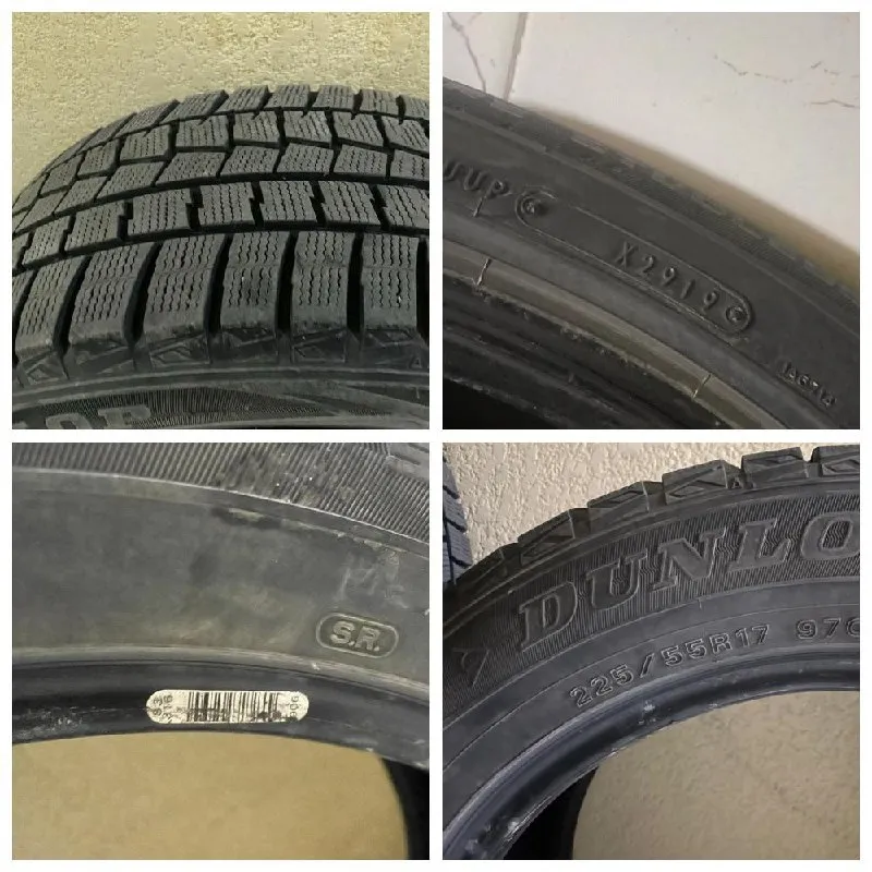 Зимний комплект шин Dunlop 255/55R17