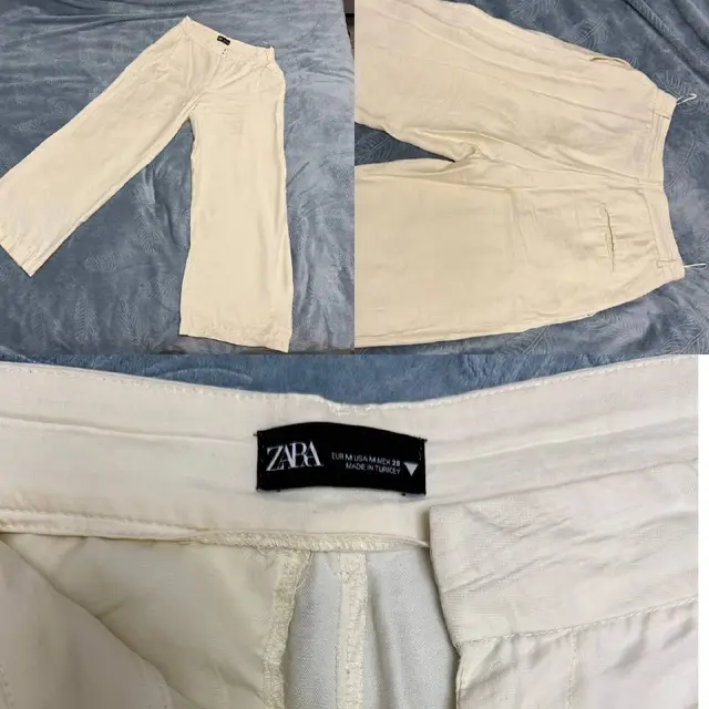Широкие брюки ZARA из смесового хлопка — Тбилиси — 50 ₾