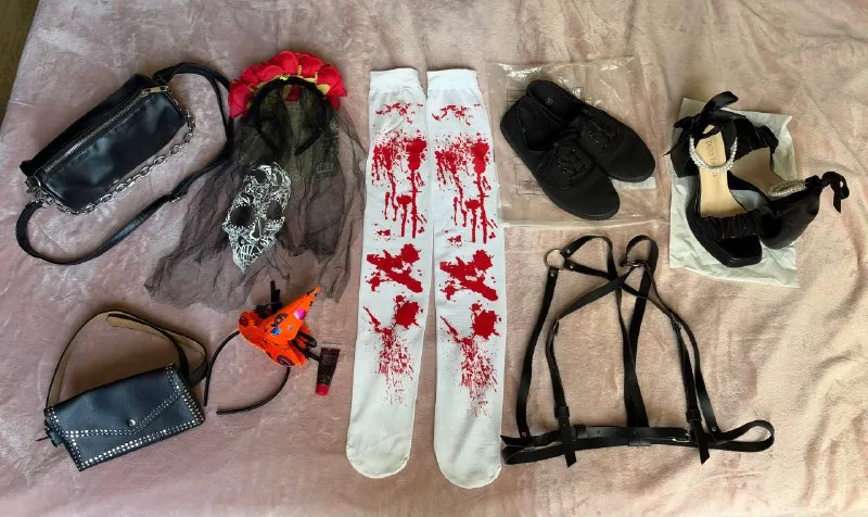 Halloween обруч с розами НОВЫЙ