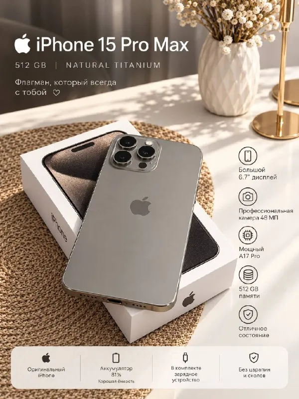 IPhone 15 Pro Max 512 GB