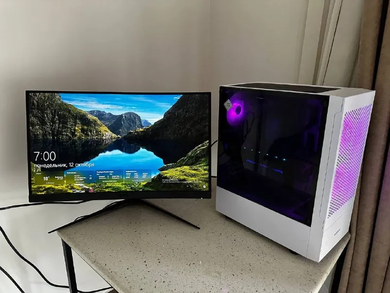 Игровой компьютер + монитор MSI 144 Hz