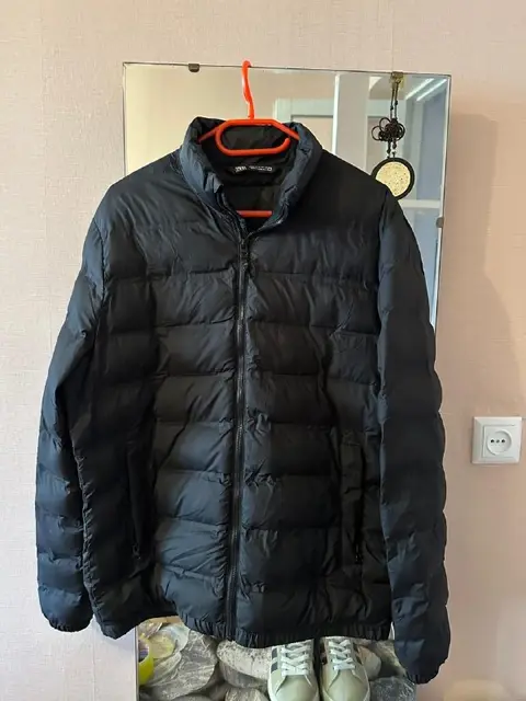 Чёрная осенняя куртка ZARA — Тбилиси — 200 ₾