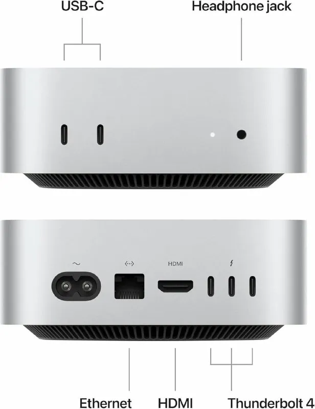 Apple Mac Mini M4 Chip 16GB Unified Memory 256GB SSD
