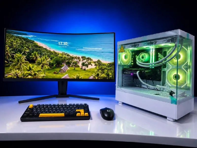 Белый игровой ПК | i7-14700KF • RTX 3060 Ti