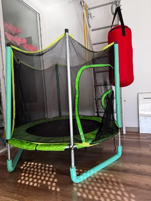 Зеленый детский батут 140 см — Анталия — 2 600 ₺