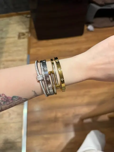 Браслеты по мотивам Van Cleef из нержавеющей стали — Tbilisi — 10 ₾