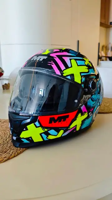 Шлем MT Braker SV — Crazy Teddy Gloss Multi — Батуми — 250 ₾