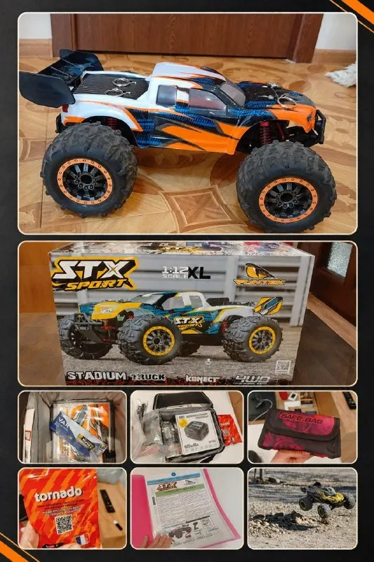 Внедорожник на радиуправлении Stadium Truck STX sport Violet RTR 4×4 1/12 FUNTEK