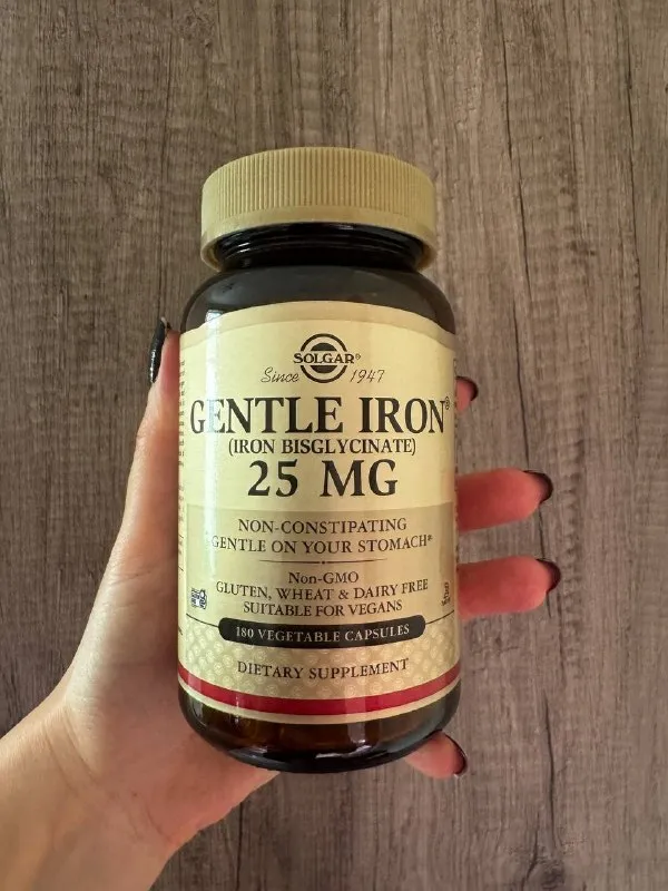 Solgar Gentle Iron (Легкодоступное железо), 25 мг