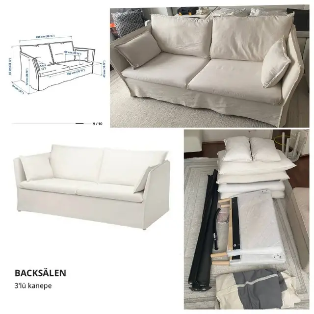 Диван Икея Backsalen — Стамбул — 19 500 ₺