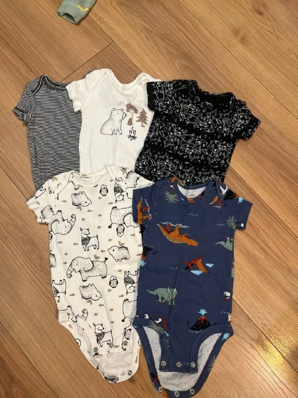 Бодики с коротким рукавом carters Америка