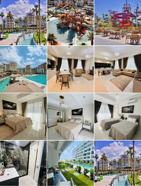 Аренда квартиры 2+1 с личным садом в AZURA WORLD — Анталия — 1 500 €