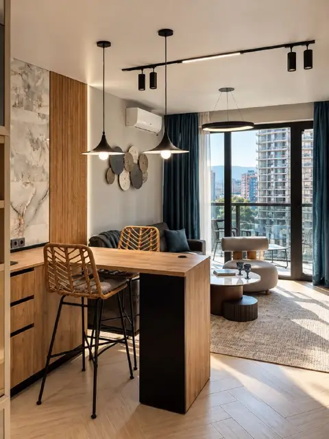 Квартира 1+1 в ЖК BlueSky Tower — Батуми — 1 300 $