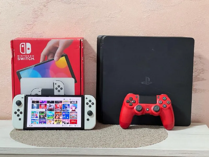 Nintendo Switch OLED, Sony PlayStation 4 Slim 1 ТБ