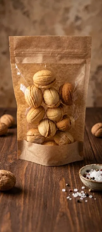 Домашние орешки со сгущёнкой
