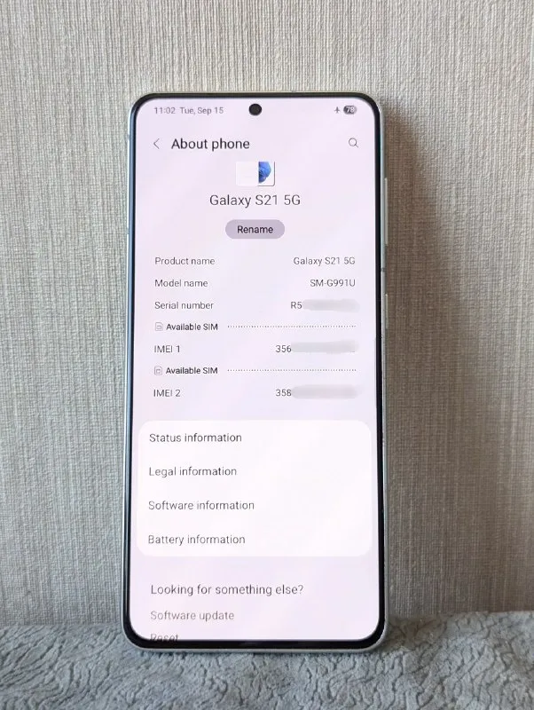 Samsung S21 8/128Gb на Snapdragon 888