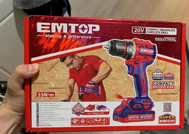 Дрель-шуруповерт EMTOP — Батуми — 120 ₾