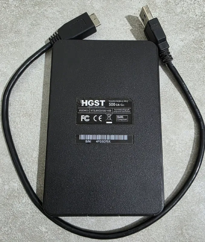 Внешний HDD Western Digital Touro MX3 500 ГБ