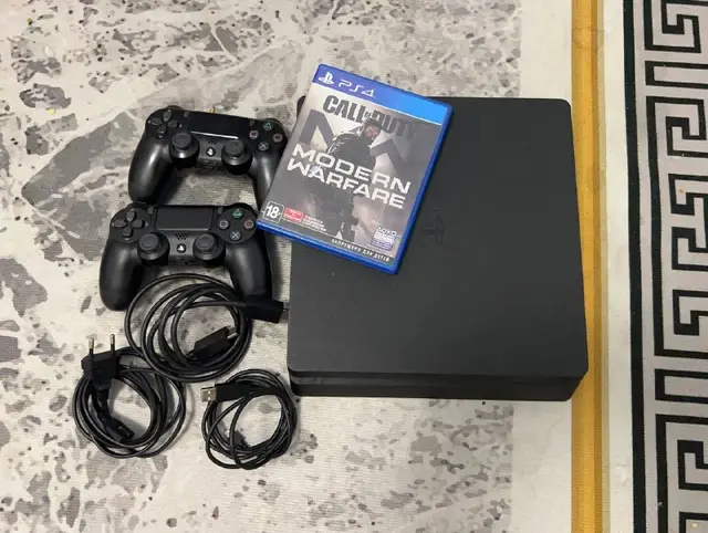 Ps 4 slim 1тб 2-Джойстики оригинал 1-игра — Астана — 85 000 ₸