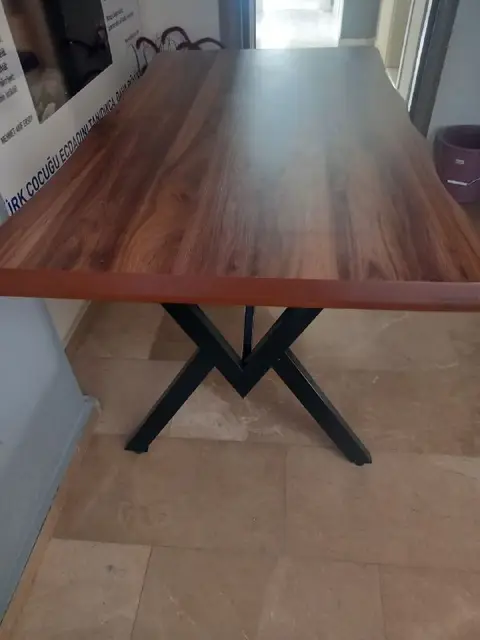 Деревянный стол 160×80 см + 8 стульев — Анталия — 7 500 ₺