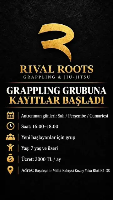 RIVAL ROOTS — грэпплинг и джиу-джитсу — Стамбул — 3 000 ₺