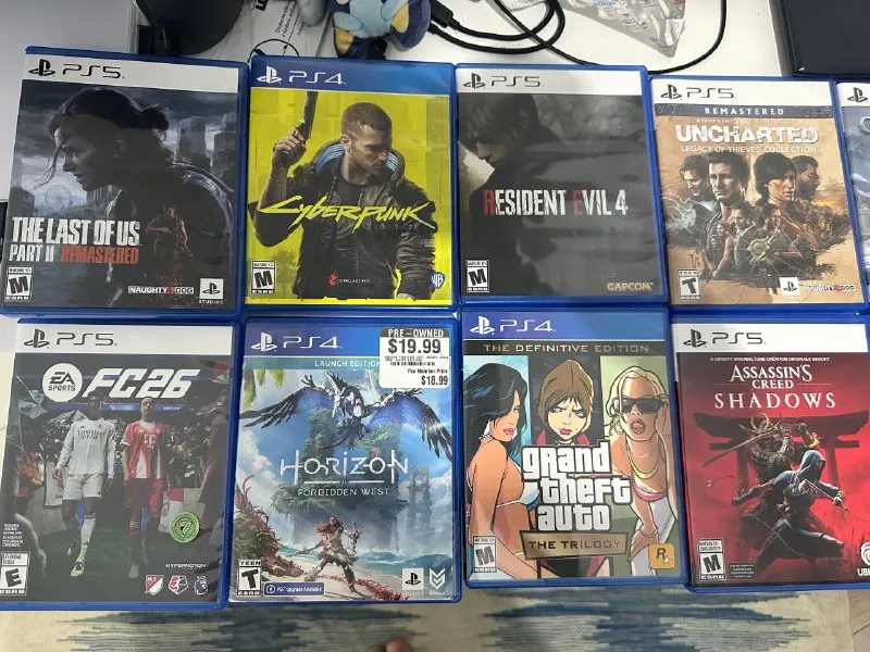 Оригинальные диски PS5 / PS4