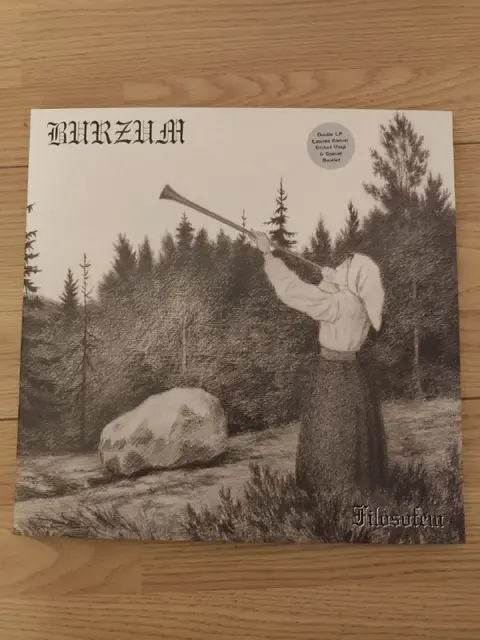 Burzum — Filosofem Vinyl LP Limited edition 1996 — Батуми — 500 ₾