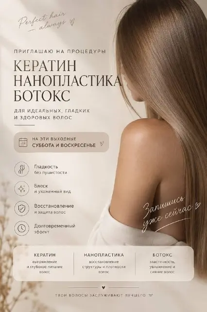 Кератин, нанопластика и ботокс — Батуми