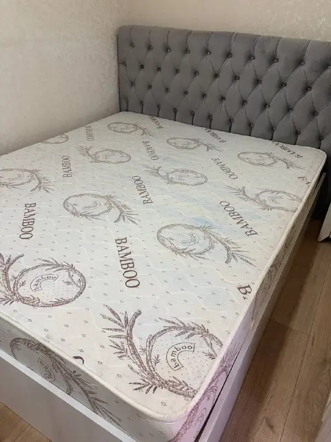 Кровать с мягким изголовьем и отсеком для хранения — Tbilisi — 550 ₾
