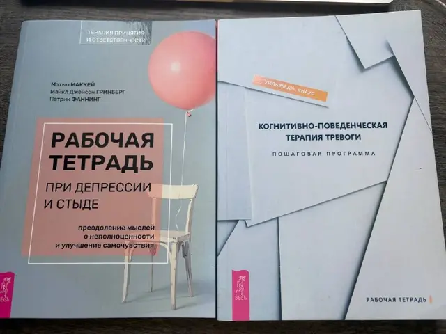 Рабочая тетрадь при депресии и стыде (Маккей, Гринберг, Фаннинг) — Тбилиси — 40 ₾