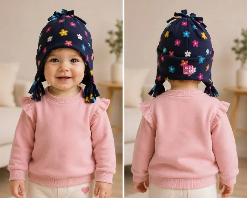 Новая флисовая шапочка для малыша