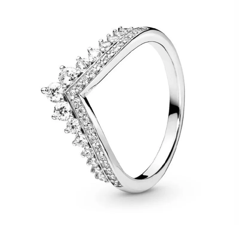 Кольцо Pandora Princess Wishbone Silver