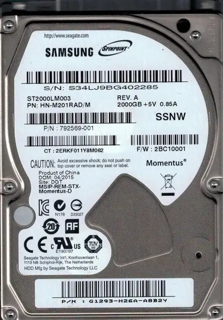 Samsung HDD 2ТБ — Batumi